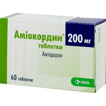 Світлина Аміокордин таблетки 200 мг №60